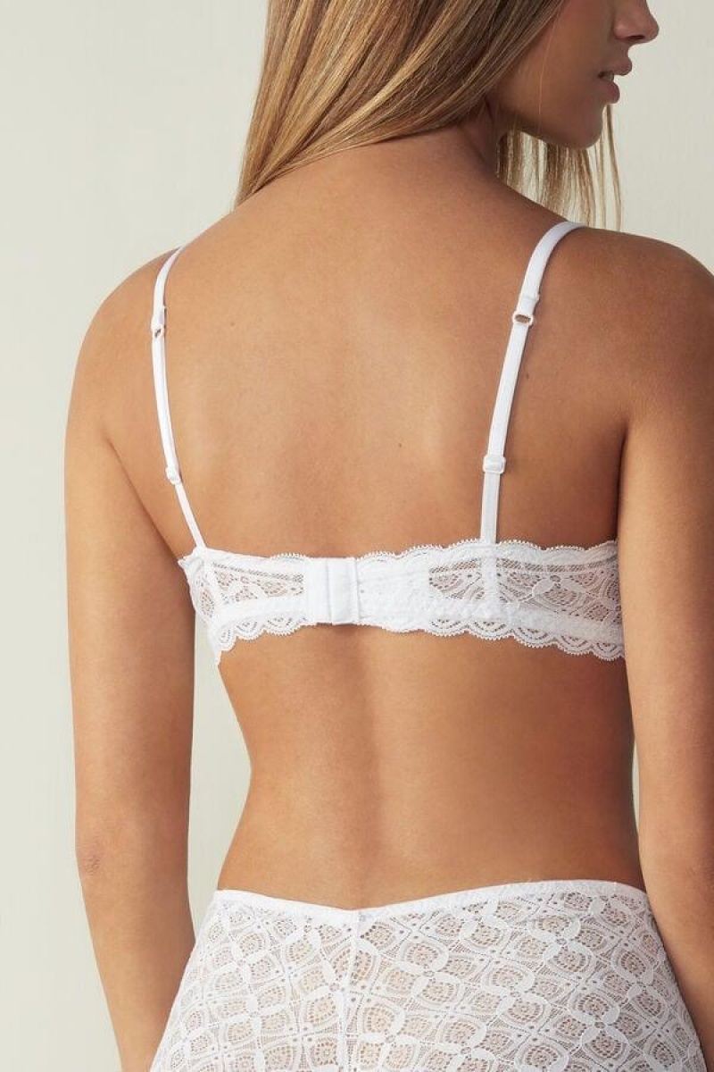 Intimissimi Tiziana Triangle in Blonder BH Dame Hvide | DK4637RW