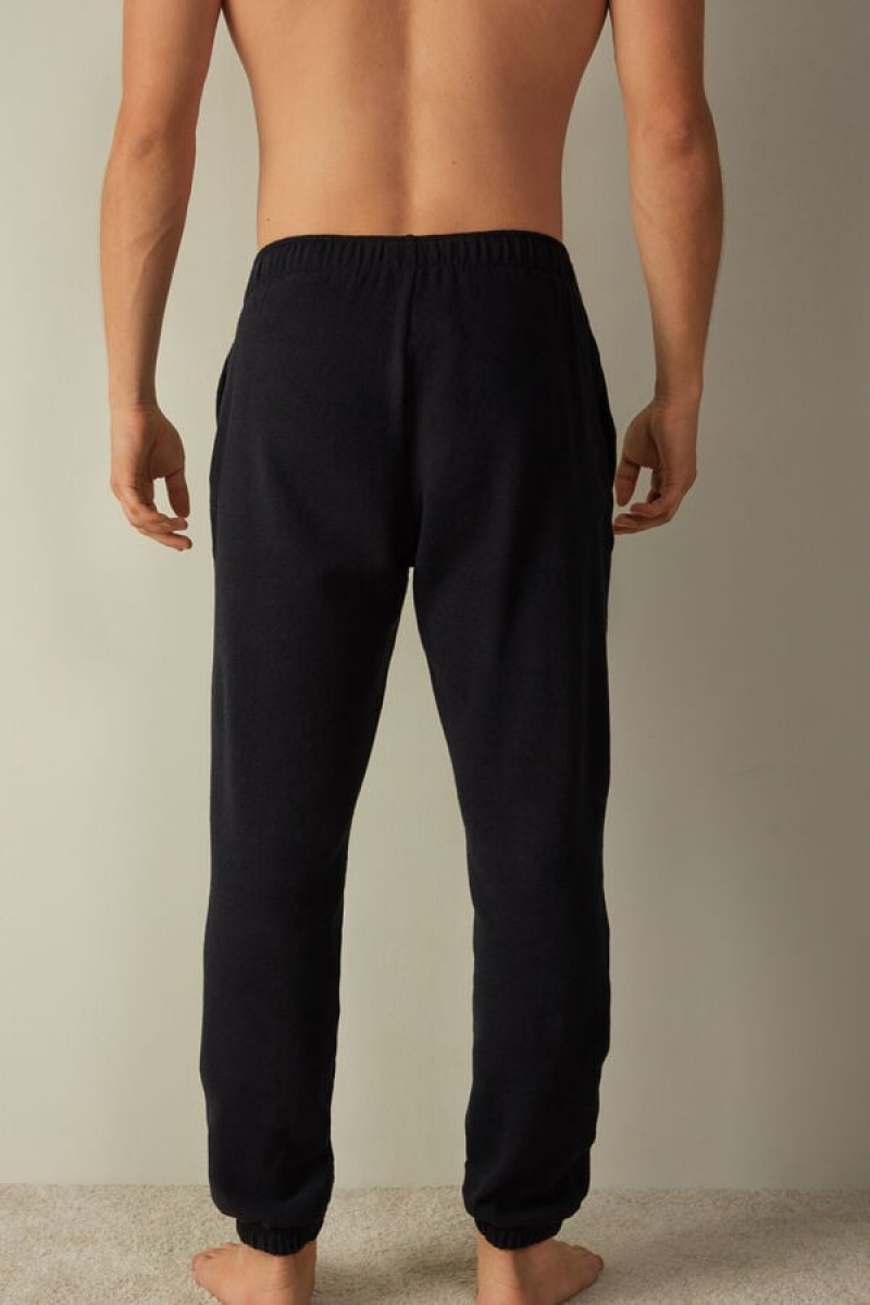 Intimissimi Tricot Pants Pyjamas Herre Blå | DK3184CE