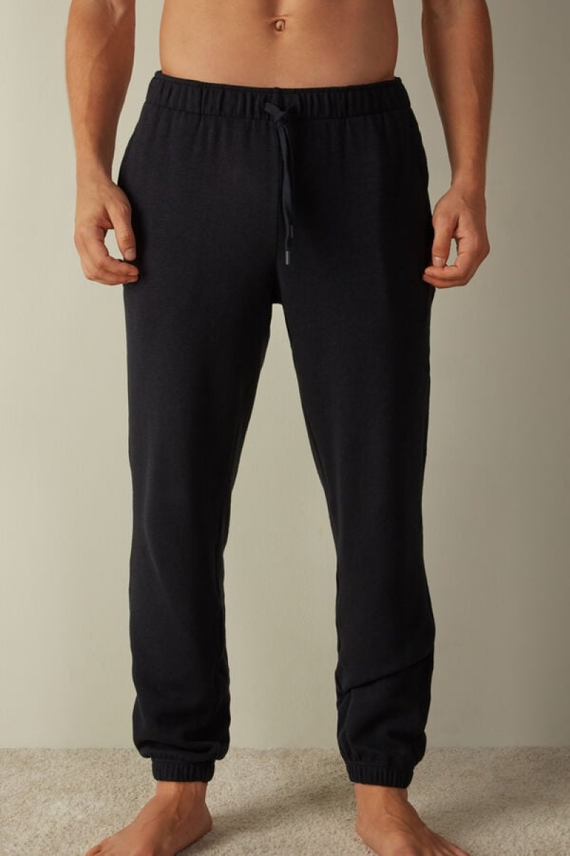 Intimissimi Tricot Pants Pyjamas Herre Blå | DK3184CE