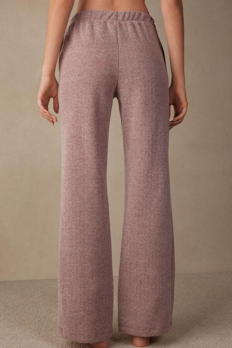 Intimissimi Vinter Candies Full Length Sweatpants Pyjamas Dame Mørkelyserød | DK4009IS