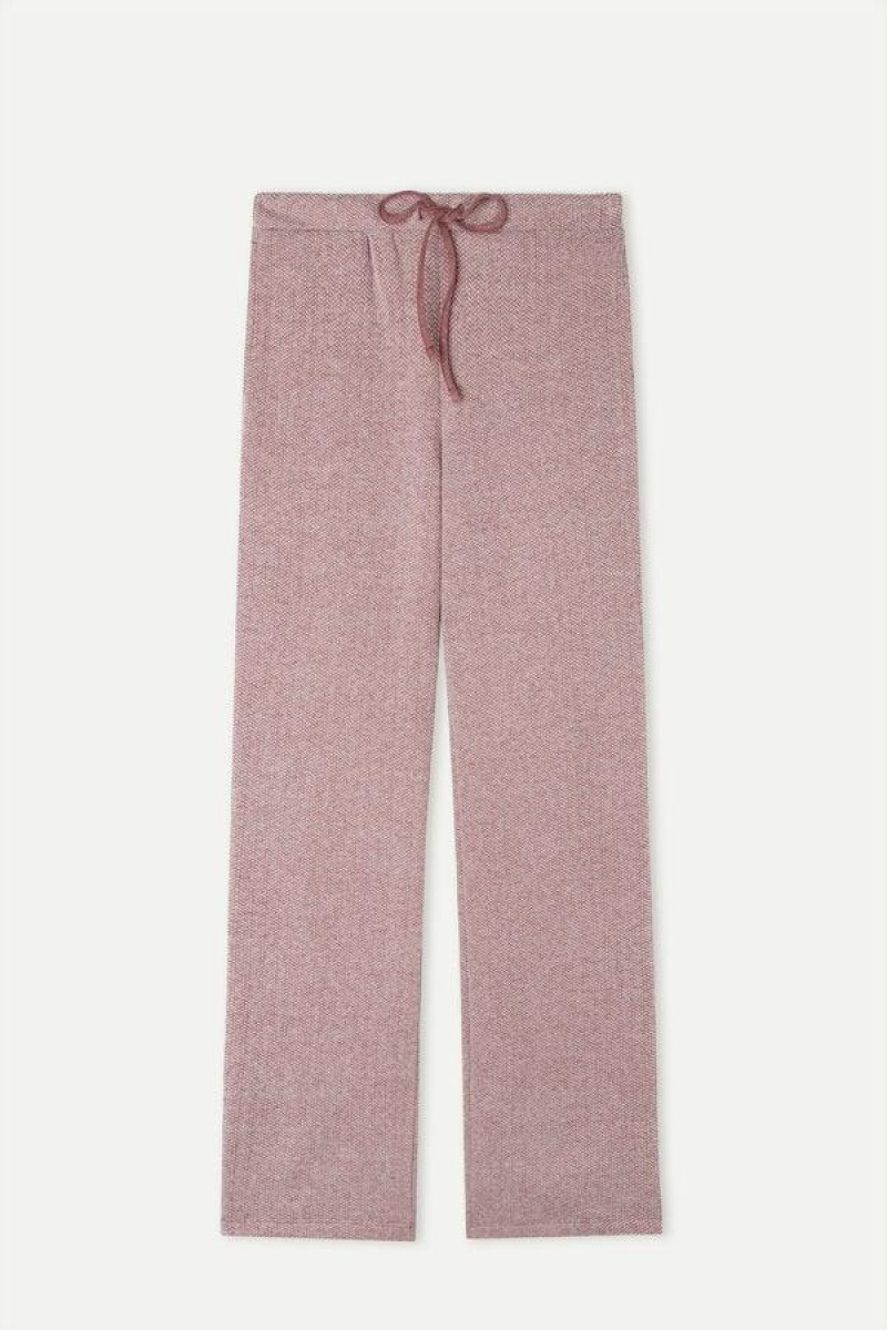 Intimissimi Vinter Candies Full Length Sweatpants Pyjamas Dame Mørkelyserød | DK4009IS