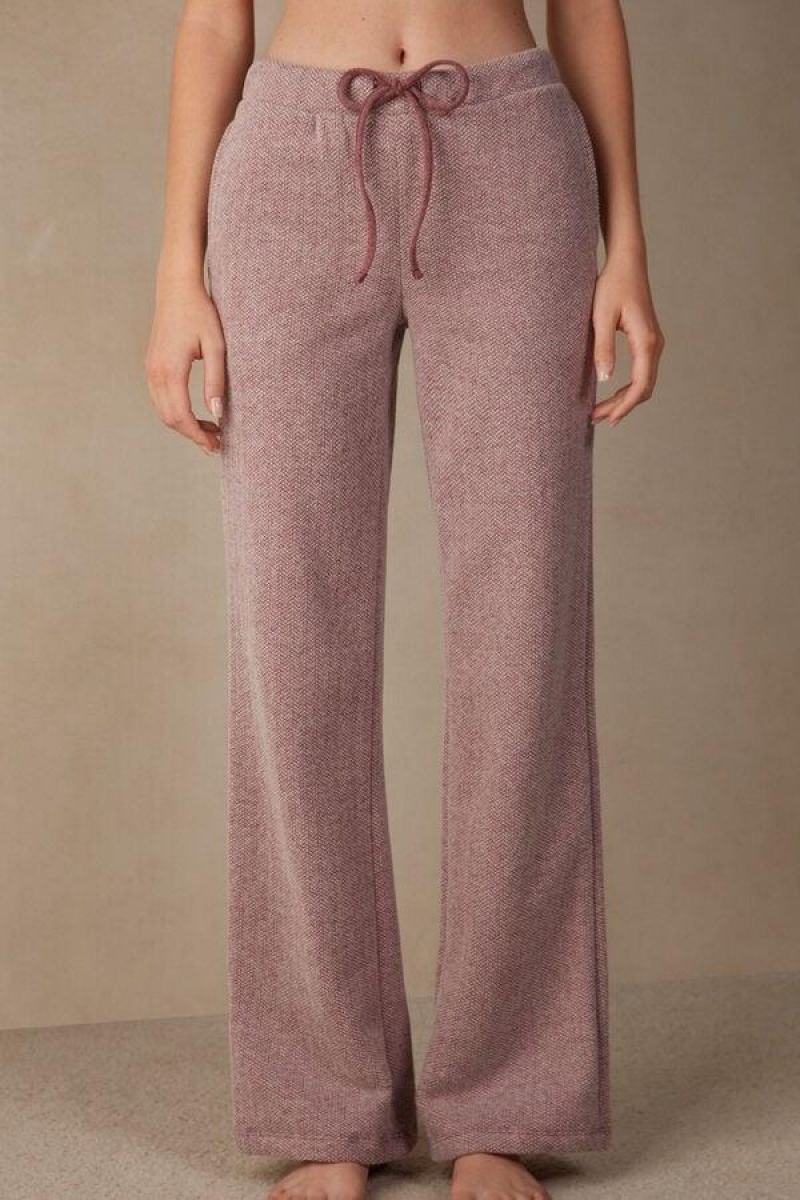 Intimissimi Vinter Candies Full Length Sweatpants Pyjamas Dame Mørkelyserød | DK4009IS