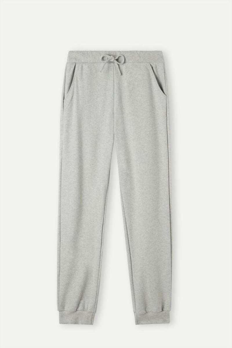 Intimissimi Warm Cuddles Full Length Cuffed Pants Pyjamas Dame Grå | DK4001HK